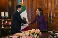 Marco Rubio se reúne con Claudia Sheinbaum en Palacio Nacional
