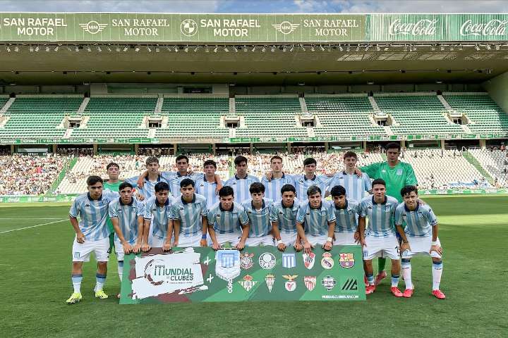 En qué canal pasan Racing vs. Barcelona, por la final del Mundial de Clubes Sub 18