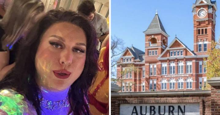 Auburn University drag queen employee 'Colana Blue' trashes Charlie Kirk after assassination