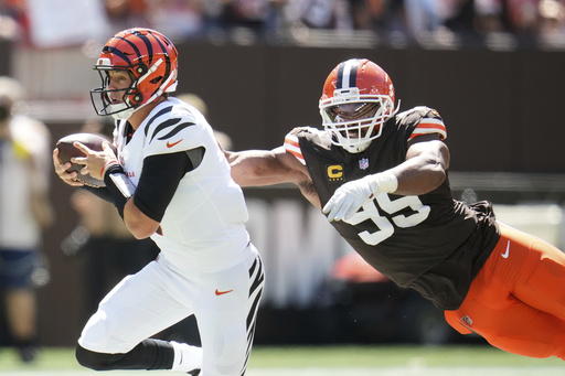 Defensa de los Bengals lidera la victoria 17-16 sobre los Browns en día inaugural