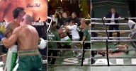 Exhibición de boxeo acabó en escándalo: descalificación, pelea masiva en ring y agresión a ex UFC