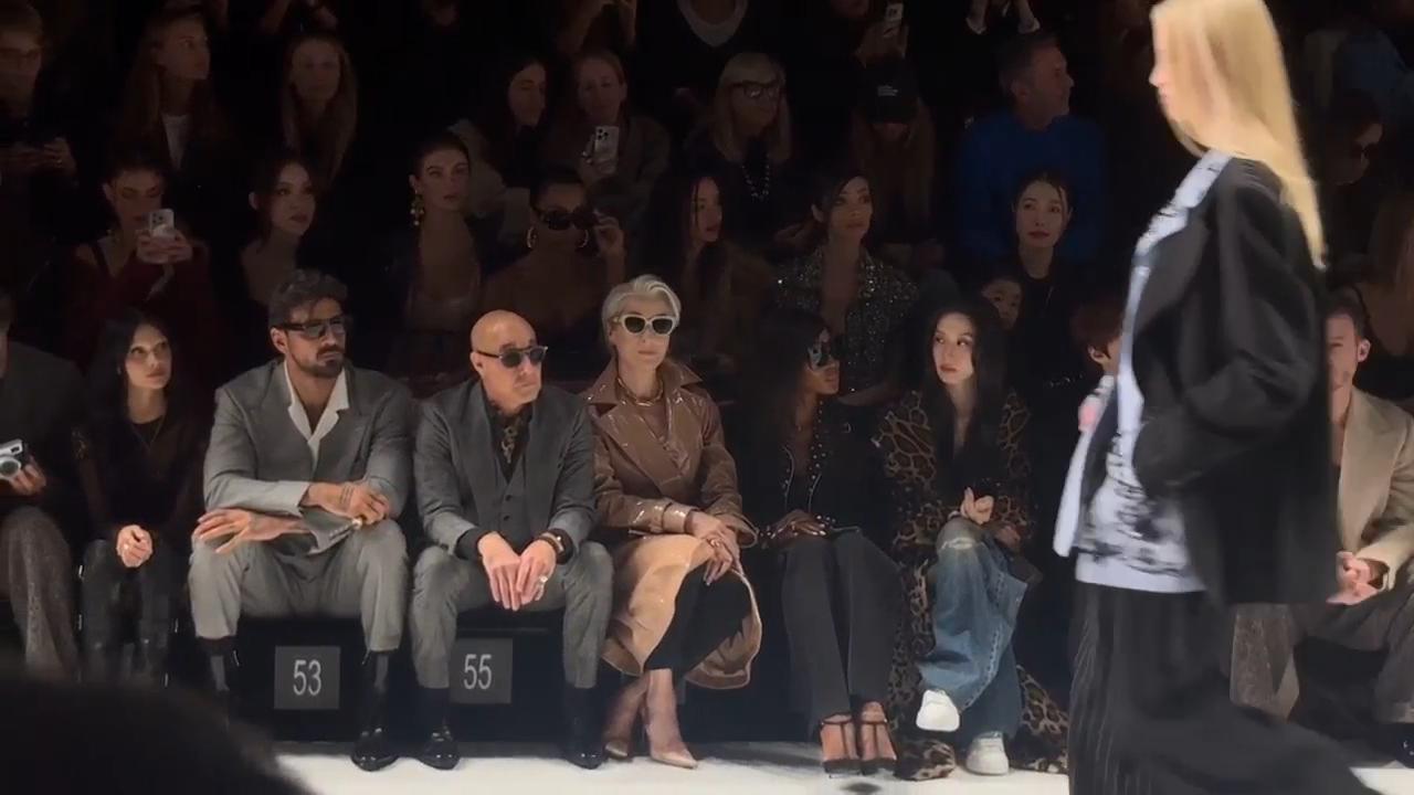 The devil wears Dolce: Streep, Tucci front row at Dolce and Gabbana fashion show