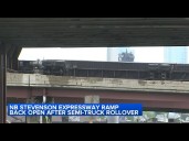 I-55 ramp to I-94 reopens after semi crash, ISP says