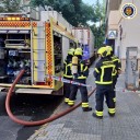 Bomberos intervienen por una fuga de gas refrigerante en un supermercado de Cádiz