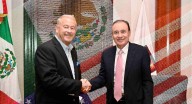 Alfonso Durazo se reúne con embajador de EEUU, Ron Johnson; abordan temas de seguridad