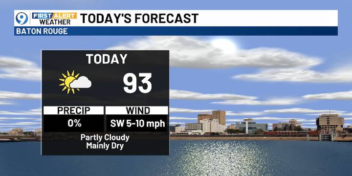 Warm and Dry Thursday...Sunday Cold Front