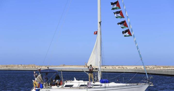 Activist flotilla seeking to break the Israeli blockade of Gaza says drones attacked its boats