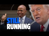 NYC Mayor Eric Adams NOT ENDING Reelection Bid DESPITE Trump's Call To Narrow Field