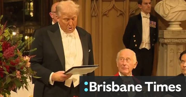 US President and First Lady attend state banquet hosted by King Charles