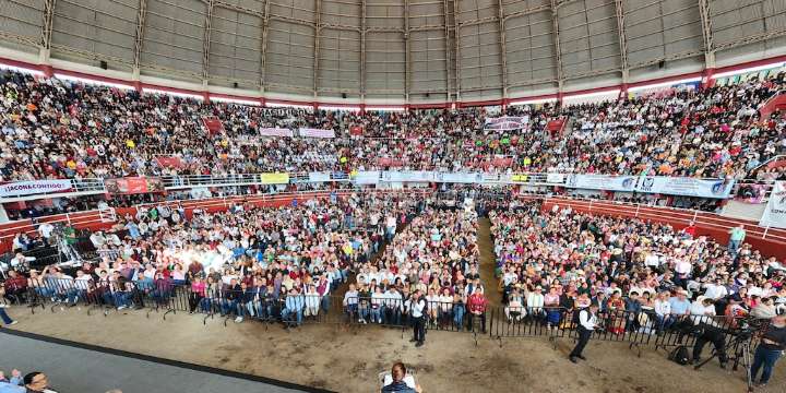 Sheinbaum presenta en Michoacán resultados de su administración: 1.2 millones de beneficiados con programas sociales