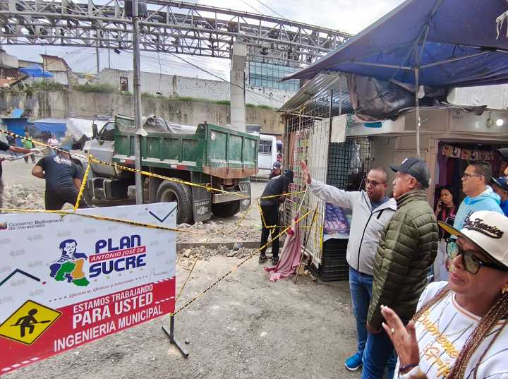 Evalúan adecuación de nuevos espacios para comerciantes en Petare