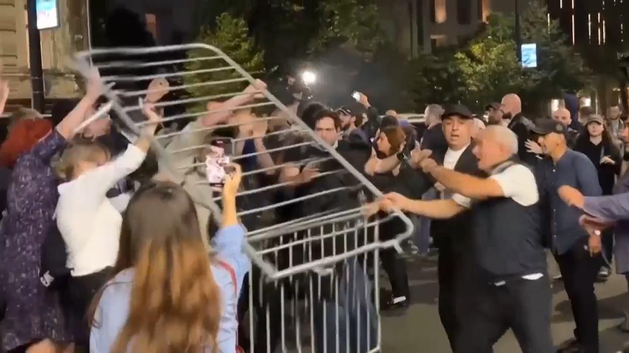 Opposition rally attacked in Tbilisi, Georgia amid Georgia’s growing political unrest
