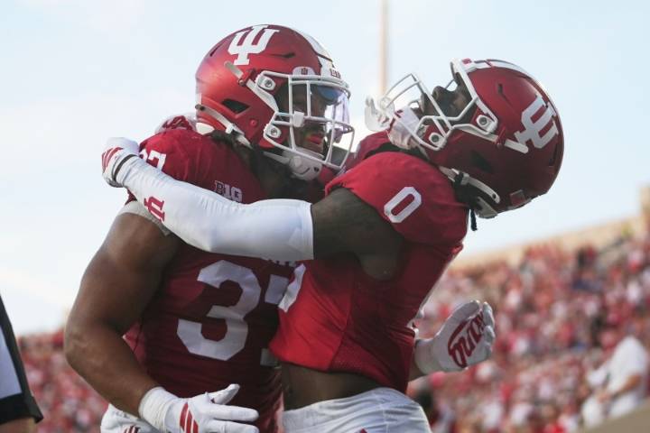 Mendoza, Cooper lead No. 22 Indiana to 73-0 victory over overmatched Indiana State