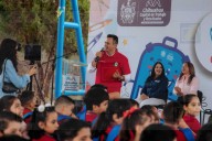 Inicia Alcalde Bonilla entrega de mochilas con útiles escolares del programa “Mi Bolsa Escolar»