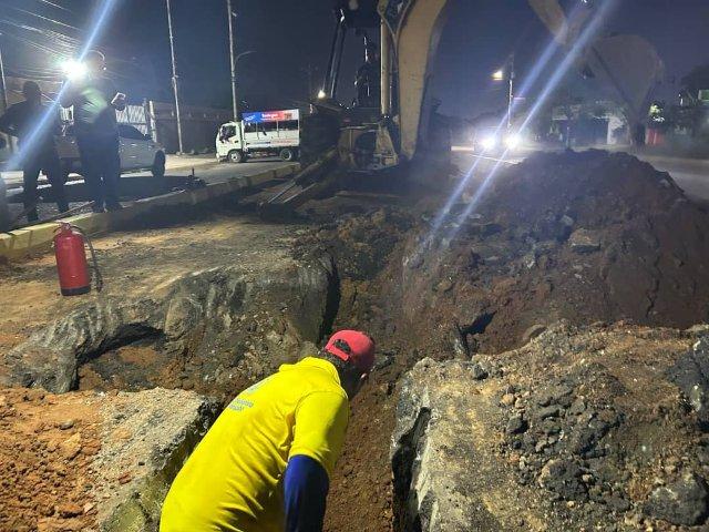 ¡Acción Rápida! Alcaldía de Maracaibo Soluciona Fuga de Gas en la Circunvalación 3 Durante la Madrugada