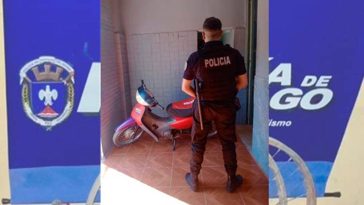 Loreto: recuperaron una motocicleta con pedido de secuestro