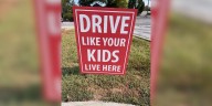 City of Hopkinsville distributes yard signs to promote driving safety in neighborhoods