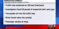 Traffic stop turns up 40 pounds of meth outside Lincoln