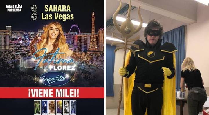 Milei se va a jugar a Las Vegas para avadir un poco la bronca popular y los escraches