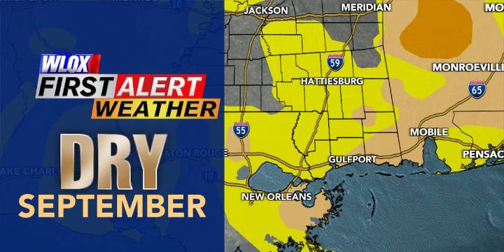 September 2025 is one of the driest Septembers for South Mississippi
