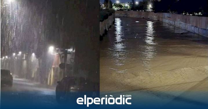 Datos de lluvia durante las primeras horas de tormentas severas: una decena de localidades valencianas supera con creces los 100 litros
