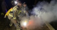 Fire crews 'climb hill several times' to battle 'six metre blaze' near Edinburgh