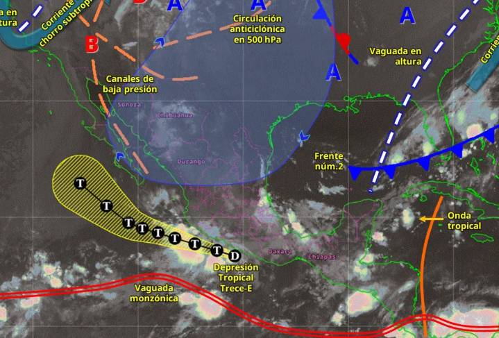 Clima en Guadalajara hoy: Más lluvias fuertes y cielo nublado para este viernes