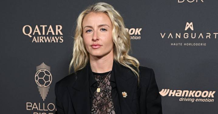 England icon Leah Williamson stuns fans with see-through top on Ballon d'Or red carpet