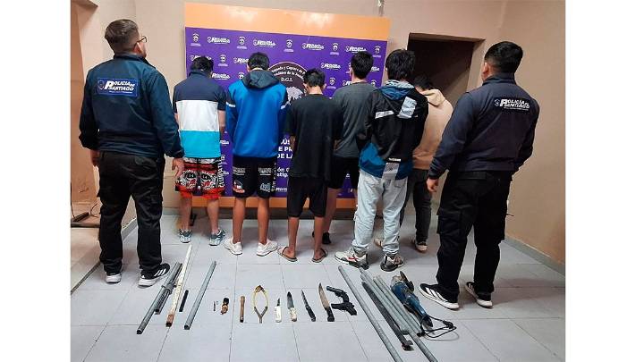 Megaoperativo por conflictos entre bandas antagónicas: seis detenidos y armas secuestradas