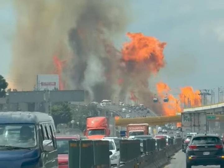 Fotos: Explosión de pipa gas LP en Puente de la Concordia provoca caos y miedo