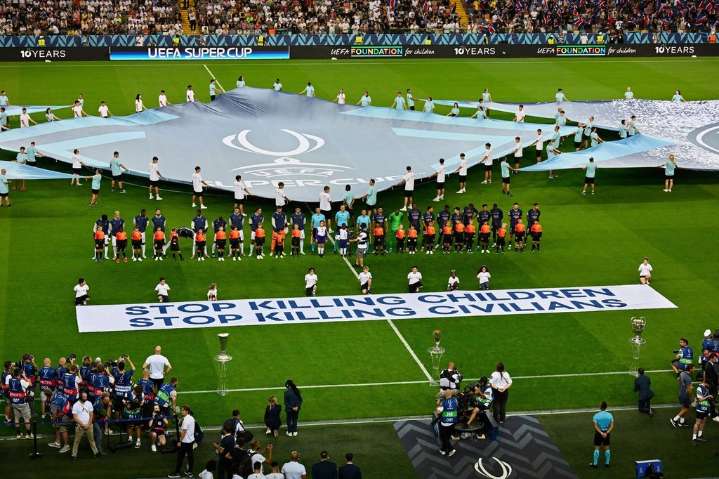 Turkish soccer leader urges FIFA, UEFA to suspend Israel