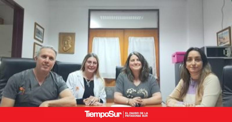 Caleta Olivia Ross se reunió con autoridades del Hospital Zonal