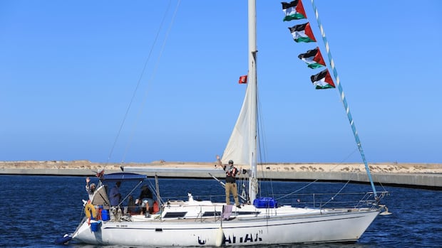 Boats damaged, communications jammed in drone attacks on Gaza flotilla, activists say