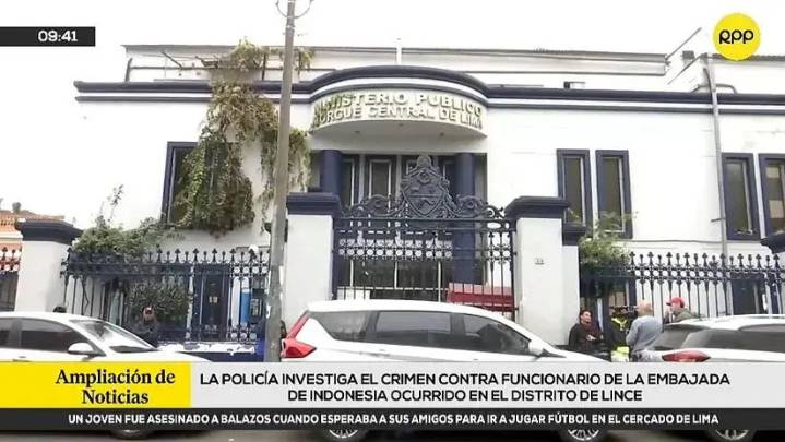 Perú ofreció a Indonesia redoblar resguardo al personal de su Embajada tras asesinato de funcionario en Lince