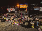 Van 350 kilogramos de pirotecnia asegurados