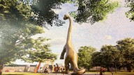 A tall order: 66-foot dinosaur to loom over Route 66 in Tulsa’s Howard Park