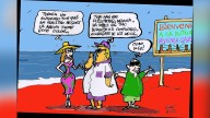 El futuro de Gaza como un resort de lujo, en la viñeta gráfica de Alfredo Boto