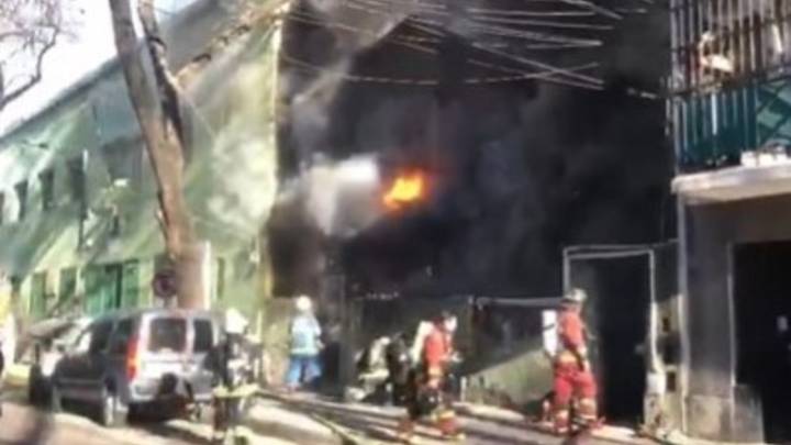 Incendio en un conventillo de La Boca
