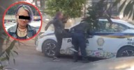Videos | Detienen a mujer tras patear e insultar a policía en Benito Juárez