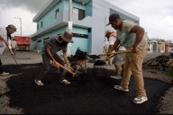 Continúan las labores de bacheo en vialidades de Xalisco