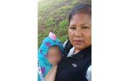 Alicia Matías se tomó una fotografía, junto a su nieta Azulet, minutos antes de explosión en el puente de la Concordia