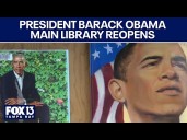 President Barack Obama Main Library reopens