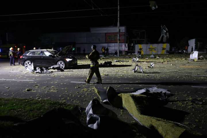 Russia Pounds Ukraine With Hundreds of Drones and Missiles: Kyiv