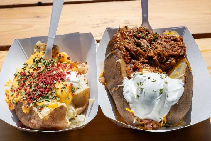 Big E fair food 2025: Is Connecticut's loaded baked potato better than Maine's classic?