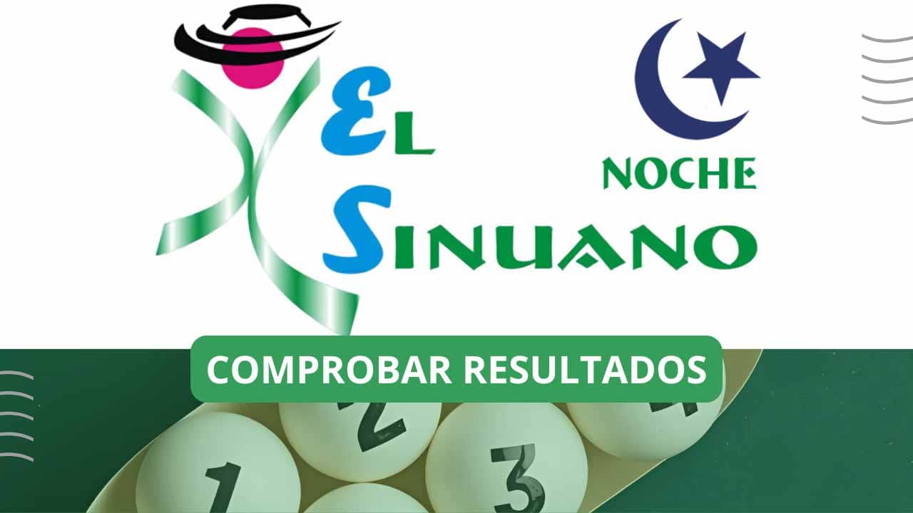 Resultado oficial de la Lotería Sinuano Noche del sábado 6 de septiembre
