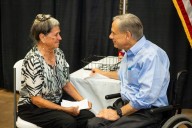 Texas Governor Delivers Strait To The Heart Funds To Concho Valley Flood Victims