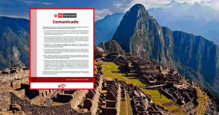 Mincul se pronuncia sobre Machu Picchu y su riesgo de perder título de Maravilla: "La conservación y protección no está siendo vulnerado"