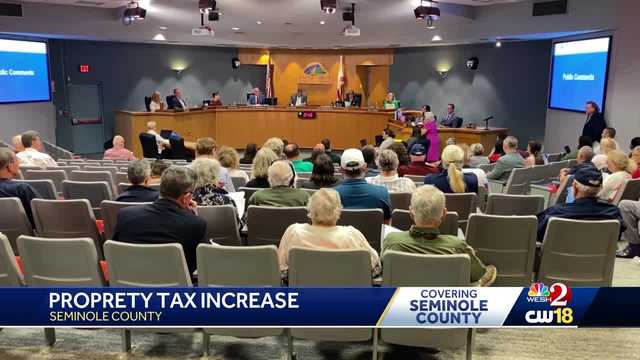 Seminole County Commissioners vote on property tax increase