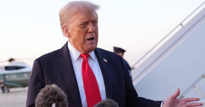 Trump walks back Chicago threats, says "we're not going to war"