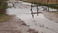 Mal estado de los caminos rurales en la localidad de Ayarza